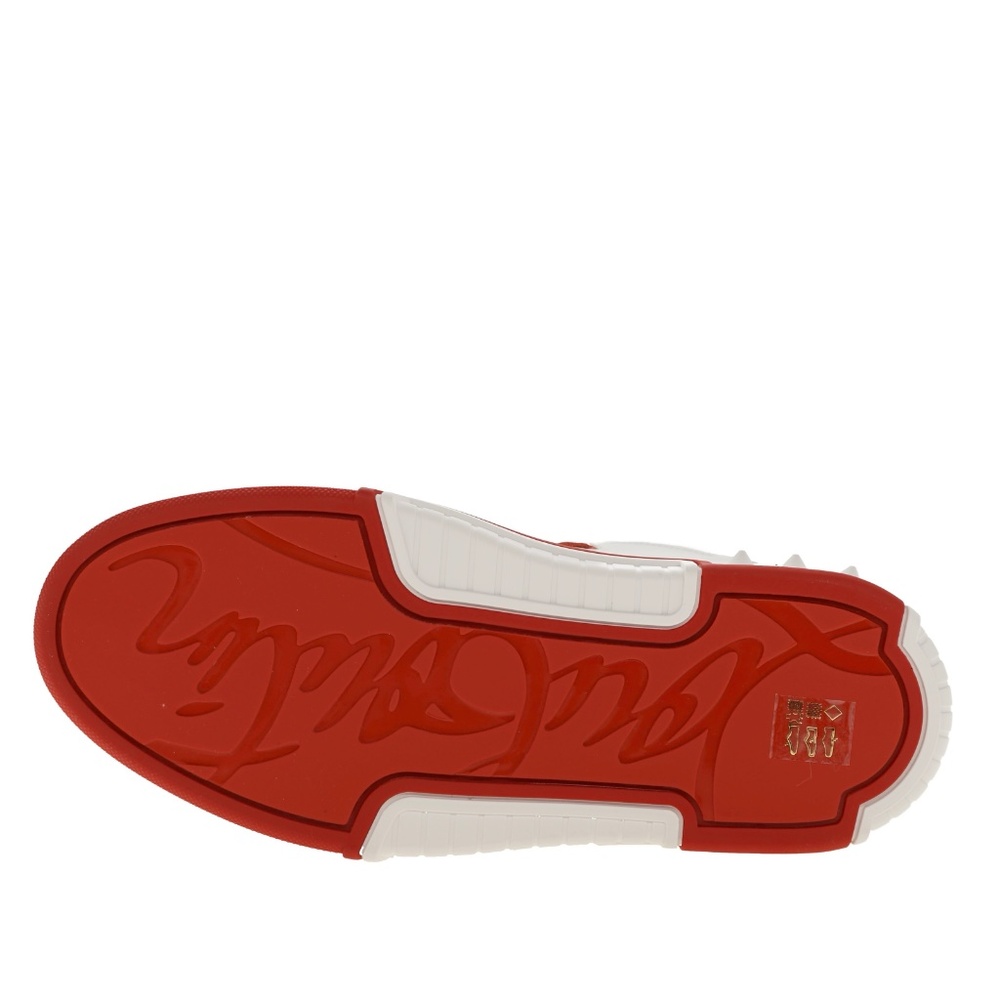 Christian Louboutin Astrolubi Mid Top Sneakers White Leather Size 9 US N… - Picture 7 of 7